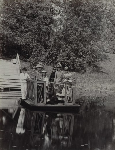Lautta Pjotr Durnovo Dachassa Pietarissa, 1880-luku tekijältä Unbekannt