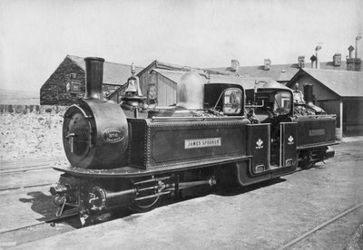 Ffestiniog Rautatien höyryveturi nro 8 James Spooner, 1872 tekijältä Unbekannt