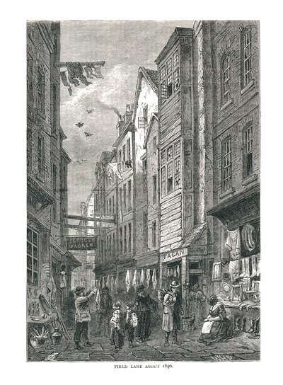 Field Lane noin 1840 tekijältä Unbekannt