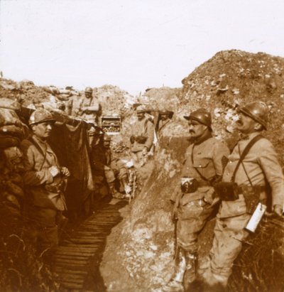 Taisteluyksikkö, Ville-sur-Tourbe, Pohjois-Ranska, c1914-c1918 tekijältä Unbekannt
