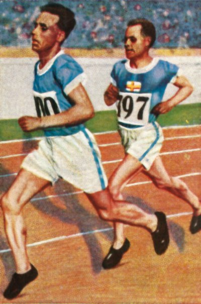 Finnish runners Ville Ritola and Paavo Nurmi, 1928. tekijältä Unbekannt