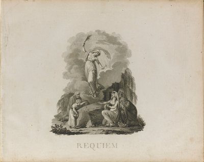 Wolfgang Amadeus Mozartin Requiem d-molli, K. 626, ensimmäinen painos, n. 1800. tekijältä Unbekannt