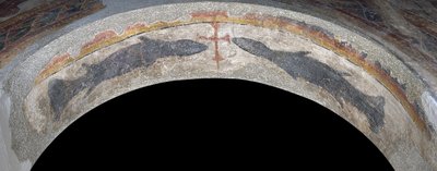 Kaloja Santa Maria de Taüllin ristin reunalla tekijältä Unbekannt