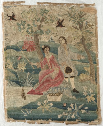 Fishing Lady, 1700-luku. tekijältä Unbekannt