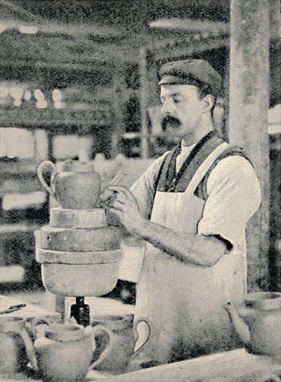 Nokan kiinnitys teekannuun, c1917 tekijältä Unbekannt