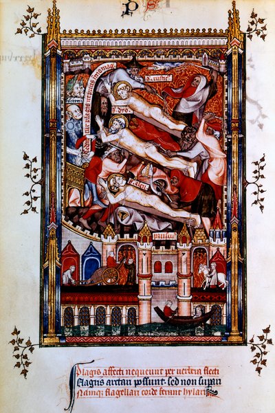 St Denisin, St Rusticin ja St Eleutheriuksen liputus, 1317 tekijältä Unbekannt