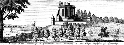 Flamsteed House Greenwich Parkissa Lontoossa 1600-luvun lopulla tekijältä Unbekannt