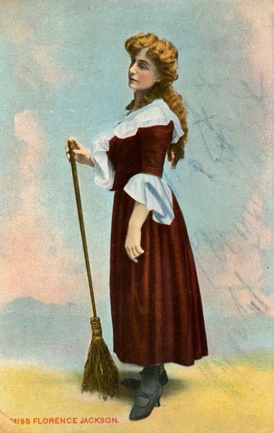 Florence Jackson, brittiläinen näyttelijä, 1908 tekijältä Unbekannt