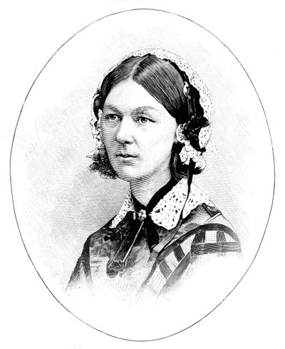 Florence Nightingale 1820-1910, brittiläinen sairaanhoitaja tekijältä Unbekannt
