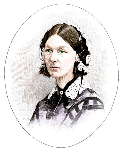 Florence Nightingale 1820-1910, brittiläinen sairaanhoitaja tekijältä Unbekannt