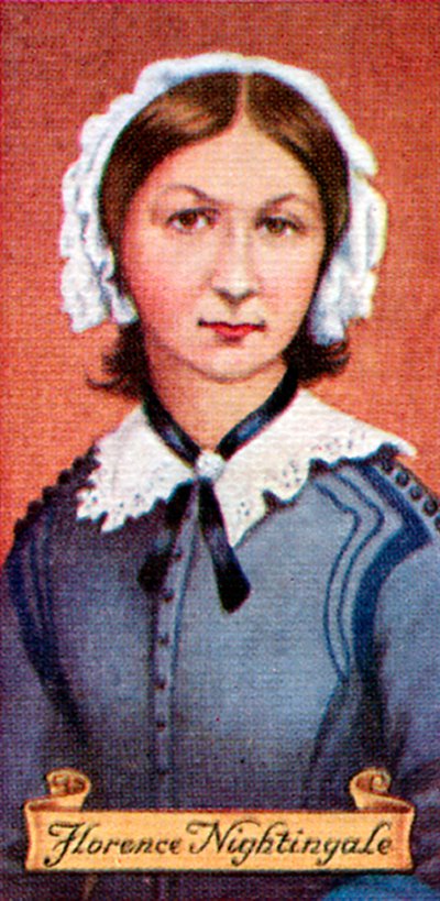 Florence Nightingale, otettu savukekorttisarjasta, 1935 tekijältä Unbekannt