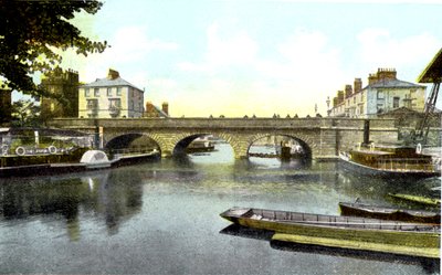 Folly Bridge, Oxford, 1900-luku tekijältä Unbekannt