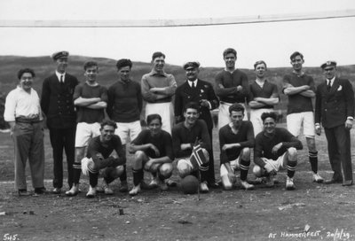 Jalkapallojoukkue, Hammerfest, Pohjois-Norja, 20. heinäkuuta 1929 tekijältä Unbekannt