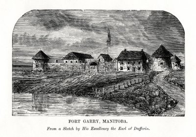 Fort Garry, Manitoba, Kanada, 1800-luvun loppu tekijältä Unbekannt