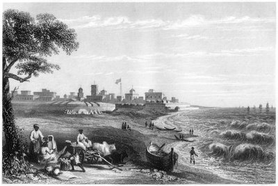 Fort George, Madras, Intia, 1860 tekijältä Unbekannt