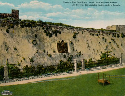 Foso de los Laureles ja La Cabanan linnoitus, Havanna, Kuuba, 1920 tekijältä Unbekannt
