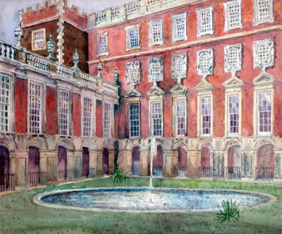 Suihkulähde Hampton Court Palacessa tekijältä Unbekannt