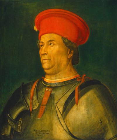 Francesco Sforza, luultavasti n. 14801500. tekijältä Unbekannt