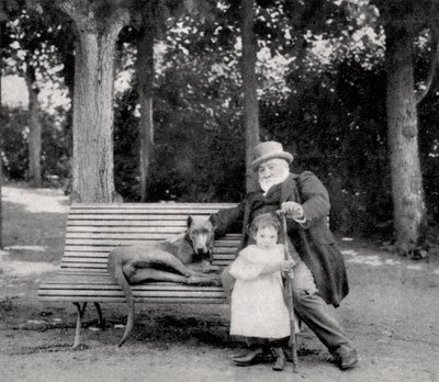 Francisque Sarcey, ranskalainen toimittaja ja draamakriitikko, 1895 tekijältä Unbekannt