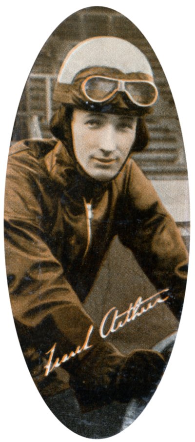 Frank Arthur 1908-1972, australialainen speedway-kapteeni, 1935 tekijältä Unbekannt