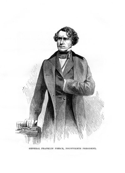 Franklin Pierce, Yhdysvaltain presidentti, 1850-luku tekijältä Unbekannt