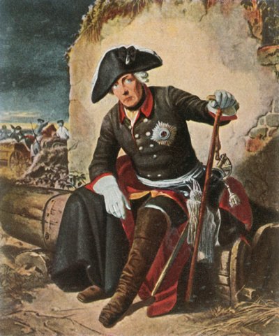Frederick Suuri Kolínin taistelun jälkeen, 18. kesäkuuta 1757, 1936. tekijältä Unbekannt