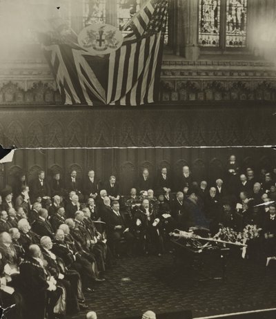 Lontoon Cityn vapaus myönnettiin Theodore Rooseveltille Guildhallissa Lontoossa tekijältä Unbekannt