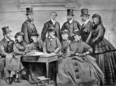 Ranskan keisarillinen perhe, 1866 tekijältä Unbekannt