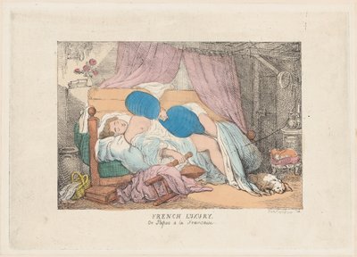 French Luxury, tai Repos a la Francaise, 1800-20., 1800-20. tekijältä Unbekannt