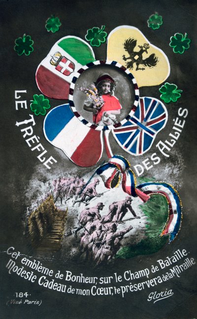 Ranskan ensimmäisen maailmansodan postikortti, 1914-1918 tekijältä Unbekannt