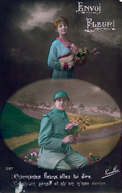 Ranskan ensimmäisen maailmansodan postikortti, 1914-1918 tekijältä Unbekannt
