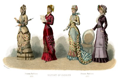 Ranskalainen puku: Present Fashions, 1882 tekijältä Unbekannt