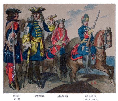 Ranskalainen sotilasmekko, 1704 tekijältä Unbekannt