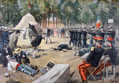 Ranskan sotilasliikkeet: ensiaputyöntekijät, 1897 tekijältä Unbekannt
