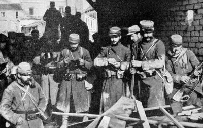 Ranskalaiset sotilaat levossa Champagnessa, Ranskassa, ensimmäinen maailmansota, 1915 tekijältä Unbekannt