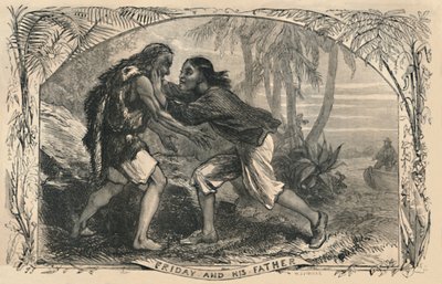 Perjantai ja hänen isänsä, 1870 tekijältä Unbekannt
