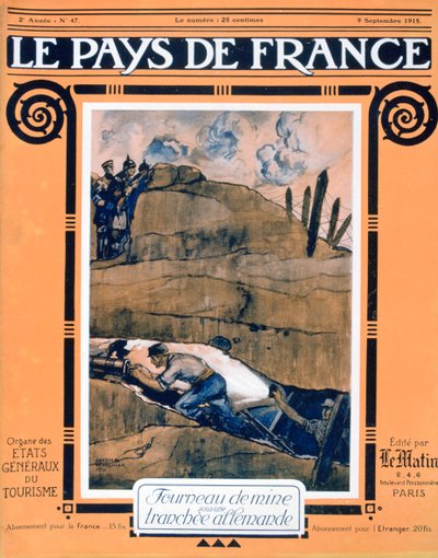 Le Pays de Francen etukansi, 9. syyskuuta 1915 tekijältä Unbekannt