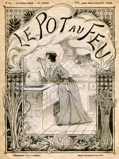 Le Pot au Feun etukansi, 15. heinäkuuta 1896 tekijältä Unbekannt