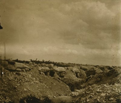Etulinja, Jonchery, Pohjois-Ranska, c1914-c1918 tekijältä Unbekannt