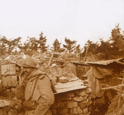 Etulinja, Verdun, Pohjois-Ranska, 1916 tekijältä Unbekannt