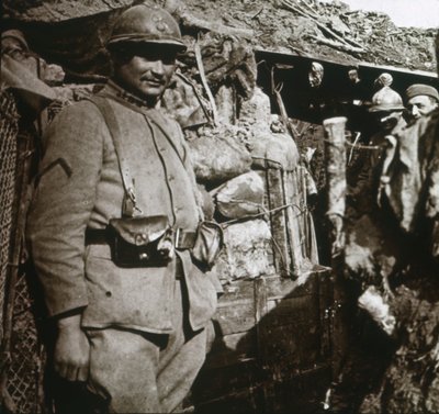 Etulinja Berry-au-Bacissa, Pohjois-Ranskassa, c1914-c1918 tekijältä Unbekannt