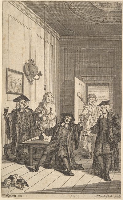 Oxfordin huumorin etukappale, huhtikuu 1730. tekijältä Unbekannt