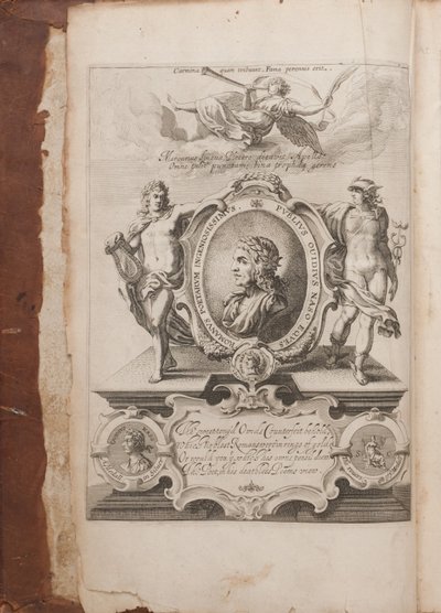 Etukappale Ovidian muotokuvalla, Metamorphoses, Oxford, 1632 tekijältä Unbekannt