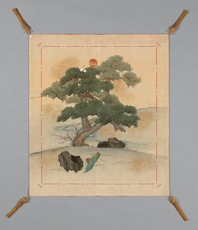 Fukusa-tekniikka ft pulveri ver, Japani, air rly Meiji period 1868-1912, 186883. tekijältä Unbekannt