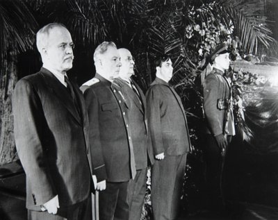 Josif Stalinin hautajaiset, Moskova, Neuvostoliitto, maaliskuu 1953 tekijältä Unbekannt