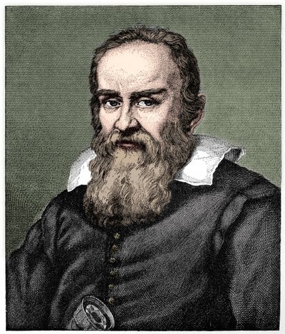 Galileo Galilei 1564-1642, 1882 tekijältä Unbekannt