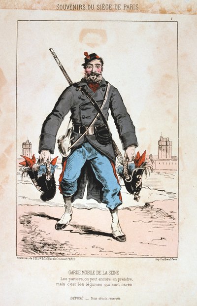 Garde Mobile de la Seine, Pariisin voitot, 1870-1871 tekijältä Unbekannt