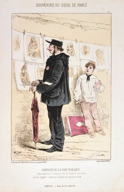 Yleisen rauhan vartija, Pariisin piiritys, 1870-1871 tekijältä Unbekannt