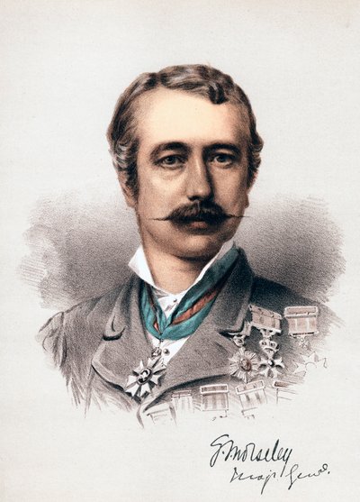 Garnet Joseph Wolseley, varakreivi Wolseley, irlantilaissyntyinen brittiläinen sotilas, c1880 tekijältä Unbekannt
