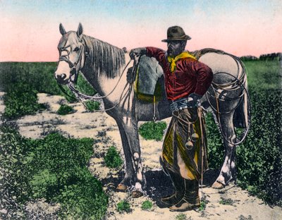 Gaucho, Argentiina, 1900-luvun alku tekijältä Unbekannt